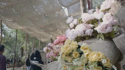 Blooming Floral Display Stock Footage 317781970