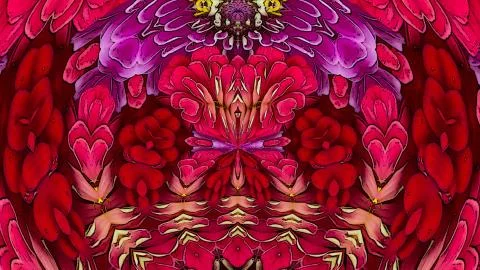 Blooming flower background Stock Illustration