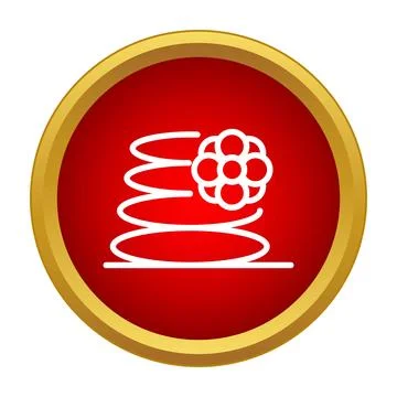 Blooming flower bouncing on spring icon design Stock Illustration