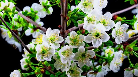 Blooming flower Stock Photos