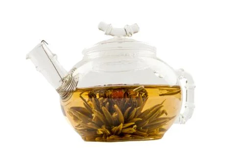 Blooming green tea Stock Photos