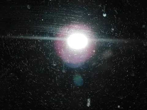 Blooming light in a blur background Stock Photos