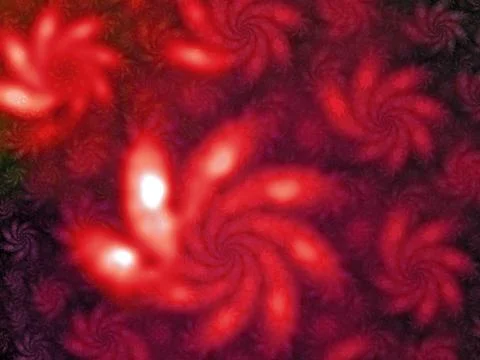 Blooming Swirls イラスト素材