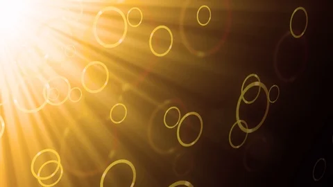 Blooming Warm LightRays Stock Footage 92336275