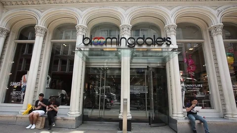 Bloomingdale's Soho Manhattan Stock Footage 77170488