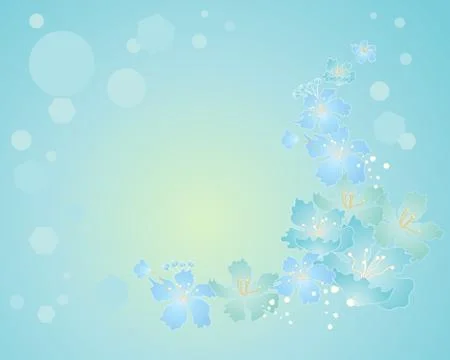 Blossom background Stock Illustration