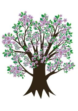 Blossom tree Illustrazione stock