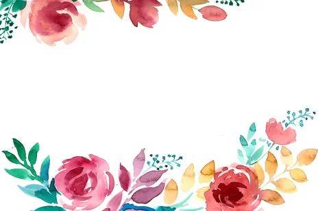 Blossoming flowers Illustrazione stock