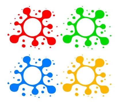 Blot Design Elements Stockillustratie