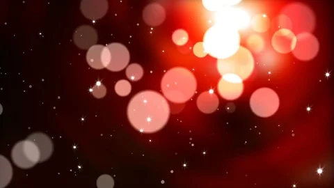 The blots on a red background Loop animation. Slow motion Stock Footage 73116651
