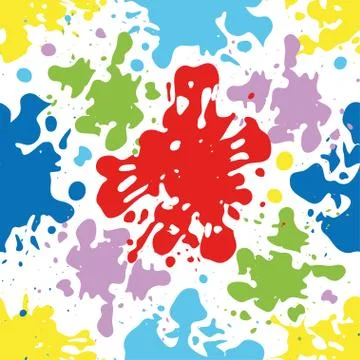 Blots on white background. Stock Illustration