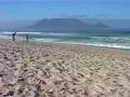 Blouberg Strand with Tourists, Cape Town circa 2004 SD Footage