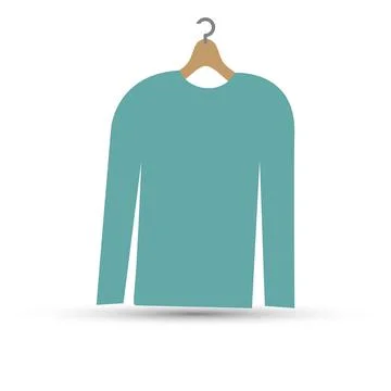 Blouse on a hanger Stock Illustration