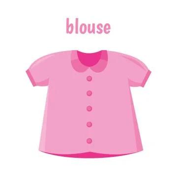 Blouse isolated vector Stock Illustration