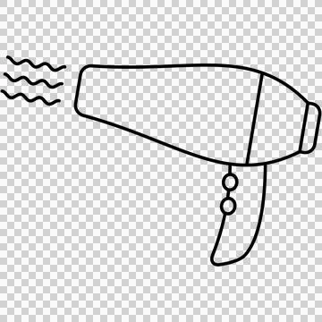 Blow dryer Illustrazione stock