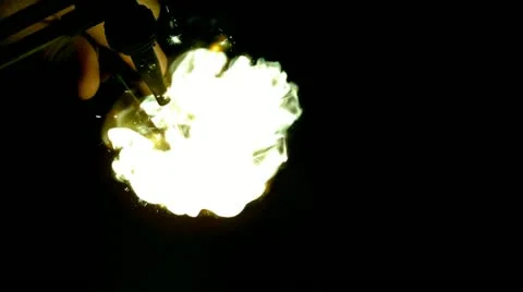 Blow torch igniting from spark Stock-Footage 11005421