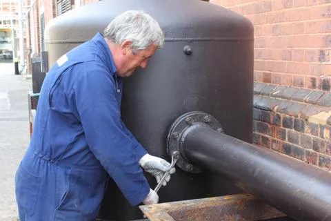 Blowdown vessel Stock Photos