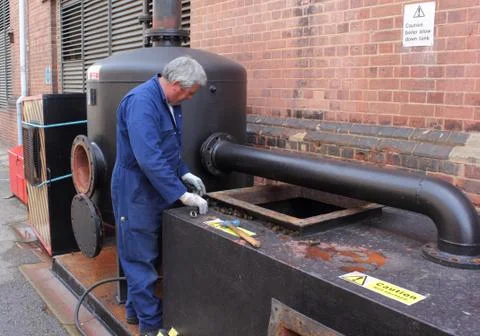 Blowdown vessel Stock Photos