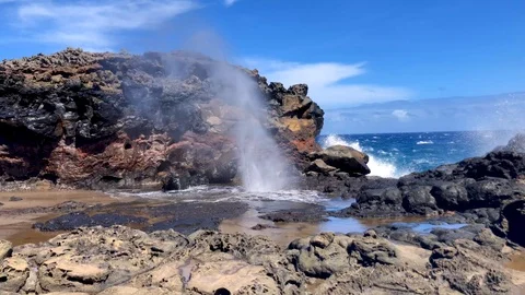 Blowhole Video stock 122007497