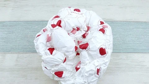 The blowing-off balloon Stock Footage 86672888