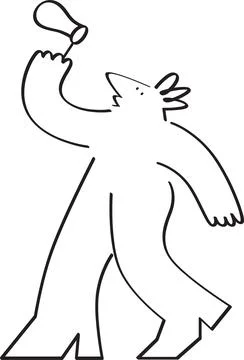 Blowing Bubble Soap Illustration Stock Illustration