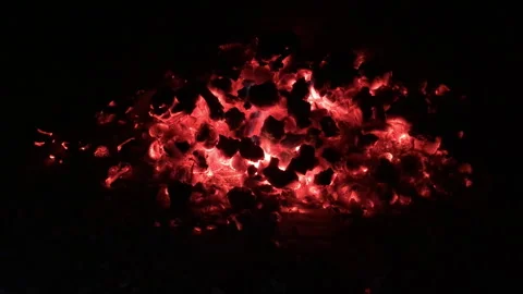 Blowing on burning embers Видео 243749509