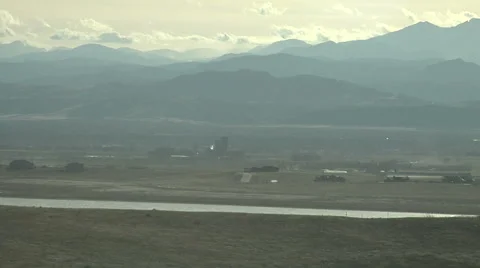 Blowing Dust Stock Footage 54736438