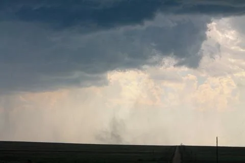 Blowing Dust Before the Storm Foto stock