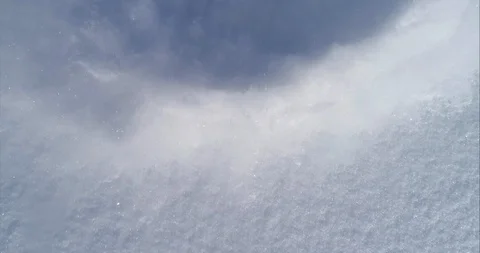 Blowing fresh snow Stock Footage 119076791