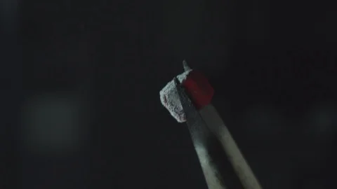 Blowing of hookah coal in slow motion Stock Footage 102529058