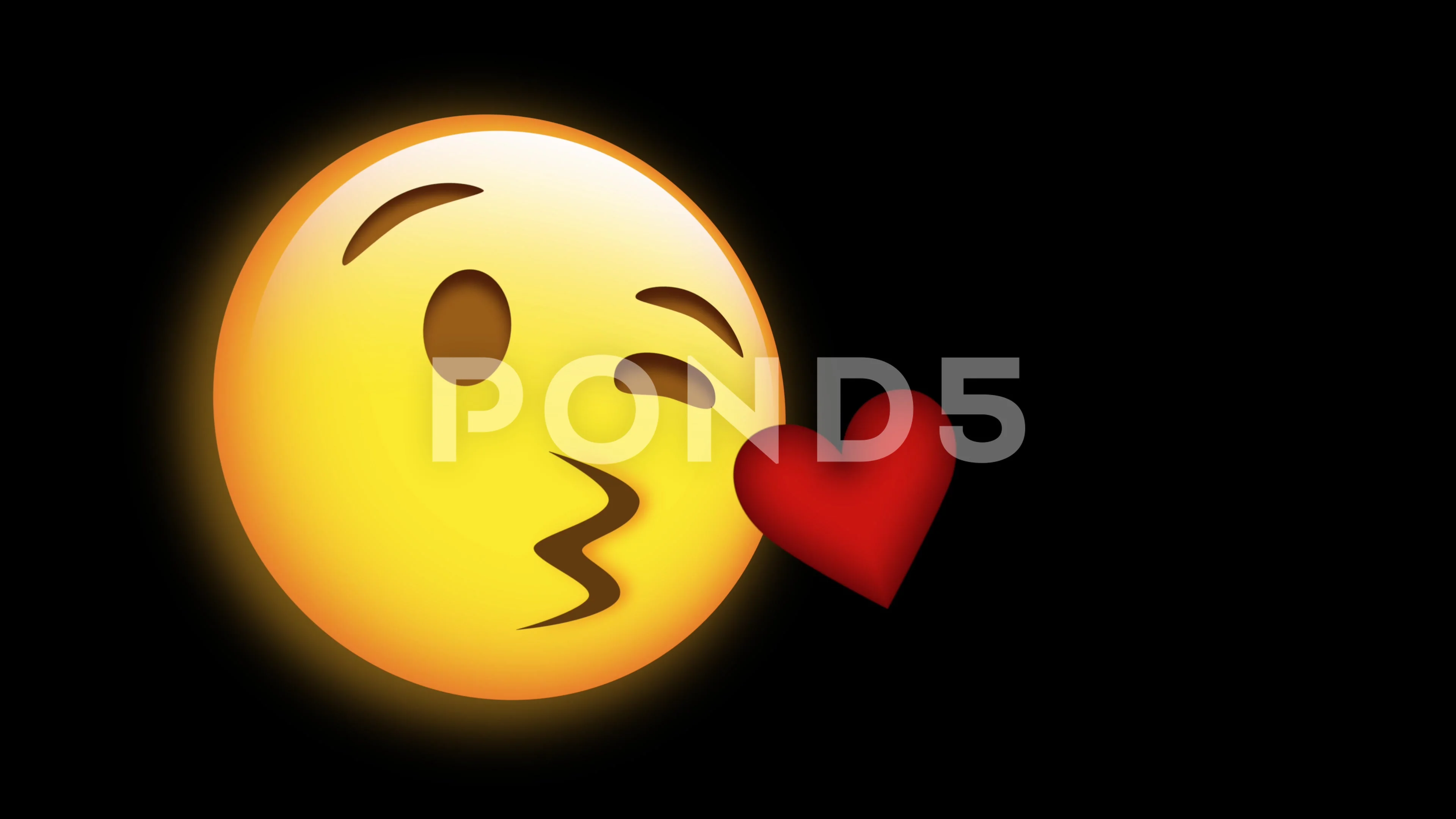emoji kissy face
