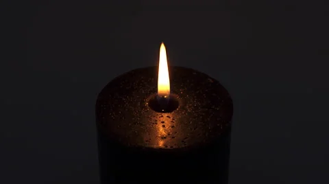Blowing out candle. 4K UHD Stock-Footage 48333186