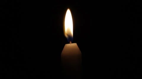 Blowing out a candle Stock Footage 42792605