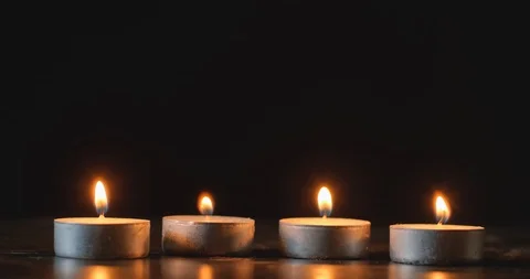 Blowing out candles Stock Footage 125143613