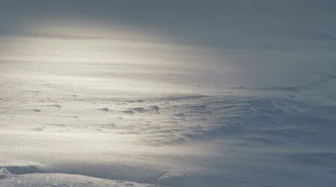 Blowing Snow Crust Slanting Sun 스톡 동영상 22548460