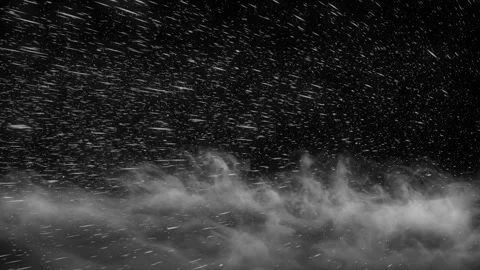 Blowing Snow, seamless loop with Alpha Matte. Video stock 283025290