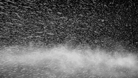 Blowing Snow, seamless loop. Stock Footage 347071515