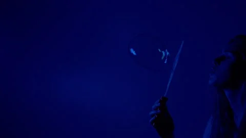 Blowing soap bubbles Stock Footage 168570792