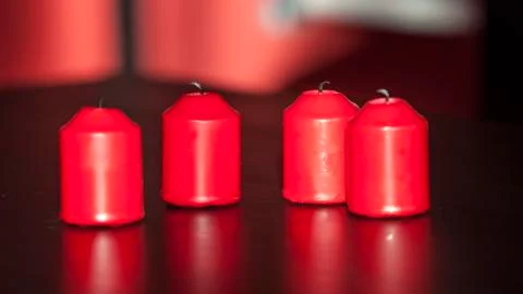 Blown Candles Stock Photos