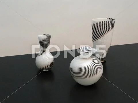 Blown glass vase Stock Photos
