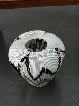 Blown glass vase Stock Photos