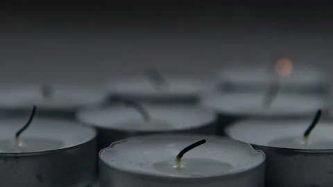 Blown out candles. Stock Footage 149535243