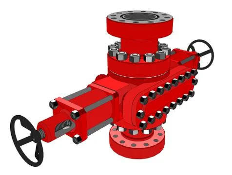Blowout preventer. Vector Stock Illustration