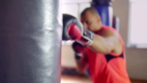 Blows to Training Pear Stock Footage 69998855