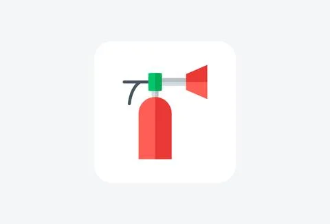 Blowtorch, butane fully editable vector fill icon Stock Illustration