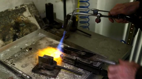Blowtorch Gold Stock-Footage 39241827