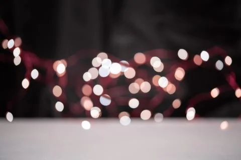 Blsck background with bright bokeh Stock Photos