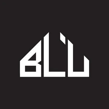 BLU letter logo design. BLU monogram initials letter logo concept. BLU letter 스톡 일러스트