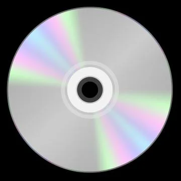 Blu-ray, 3d, cd, cd-rom, dvd, disc Stock Illustration