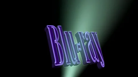 Blu-ray 3D Text Animation 動画素材 40156637
